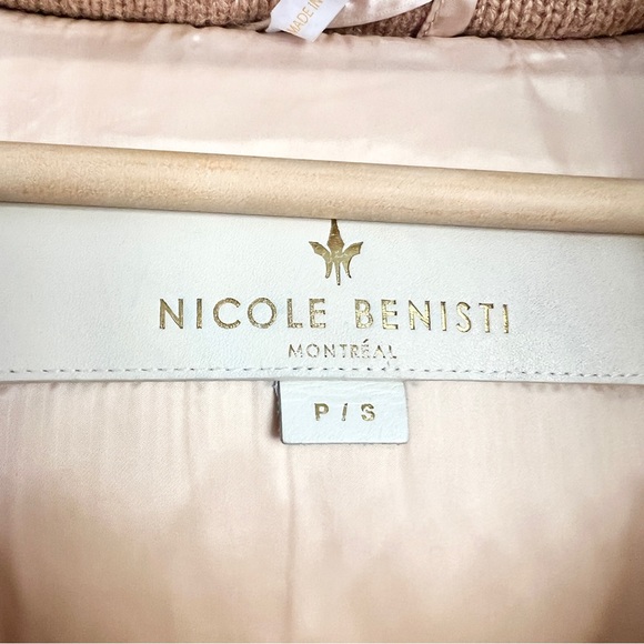 NICOLE BENISTI Kensington Cashmere Wool Down Puffer Coat in Rich Caramel - Picture 9 of 15